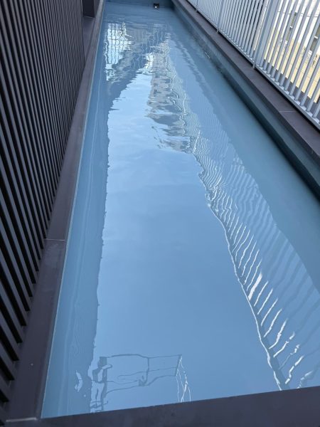 マンションバルコニー雨漏り防水工事のアフター写真